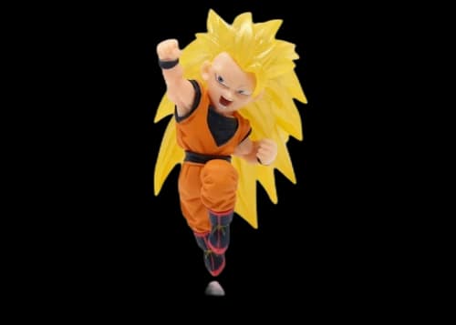 Bandai Dragon Ball Super Dragon Ball Adverge Motion 4 Super Saiyan 3 Goku Action Figure Orange