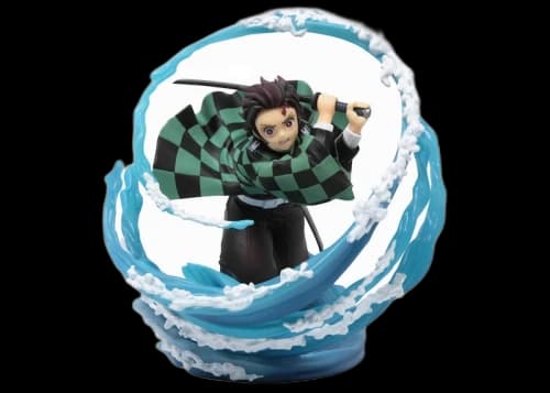 Bandai Figuarts Zero Demon Slayer Kamado Tanjiro Breath of Water Action Figure Blue