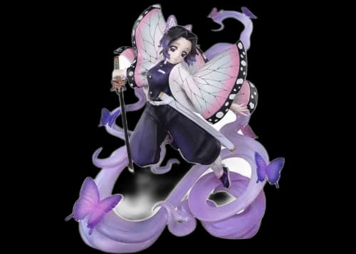 Bandai Figuarts ZERO Demon Slayer Kimetsu No Yaiba Shinobu Kocho Insect Breathing Action Figure Purple