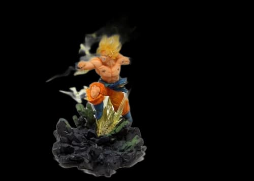 Bandai Figuarts Zero Dragon Ball Z The Burning Battles Super Saiyan Son Goku Action Figure Tan