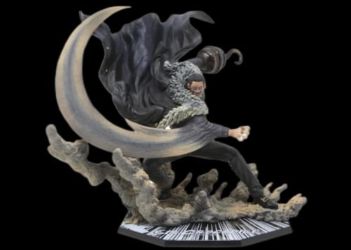 Bandai Figuarts Zero One Piece Extra Battle Sir Crocodile Paramount War Action Figure Black