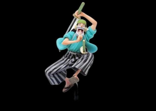 Bandai Figuarts Zero One Piece Usopp Usochachi Action Figure Teal