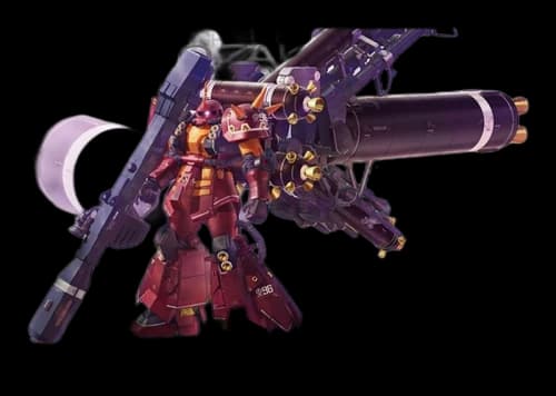 Bandai Gundam 1/00 MG MS-06R Phycho Zaku II Ver.Ka (Gundam Thunderbolt Ver.) Model Kit Figure (2016)