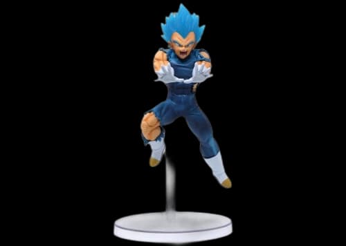 Bandai Ichiban Kuji Dragon Ball Super Saiyan God SS Vegeta Action Figure Blue