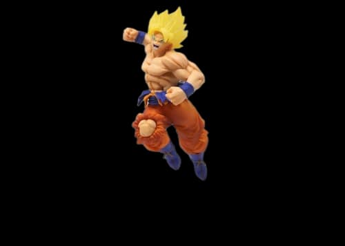 Bandai Ichiban Kuji Dragon Ball Super Saiyan Son Goku 93 Action Figure Yellow