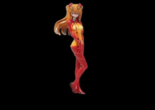 Bandai Ichiban Kuji Evangelion Asuka 2.0 Test Plug Suit Action Figure Red