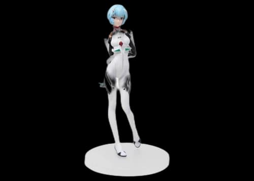Bandai Ichiban Kuji Evangelion Rei 2.0 Action Figure White