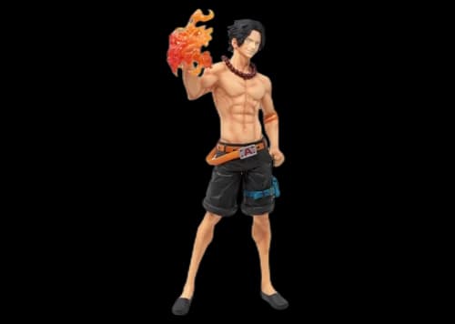 Banpresto Ichiban Kuji One Piece The Bonds of Brothers Portgas D Ace Action Figure Tan
