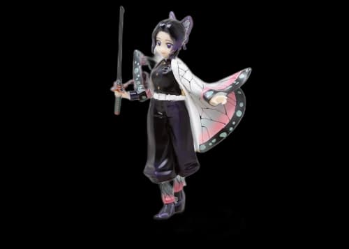 Bandai Ichibansho Demon Slayer Kimetsu No Yaiba Shinobu Kocho Pearl White Color Action Figure Purple