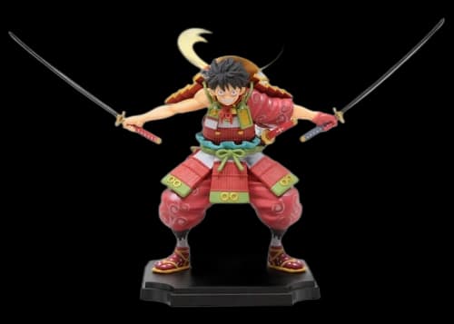 Bandai Ichibansho One Piece Armor Warrior Luffytaro Action Figure Red