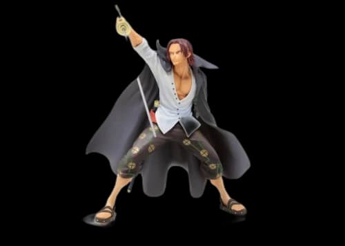 Bandai Ichibansho One Piece Dynamism Of Ha Shanks Action Figure White & Black
