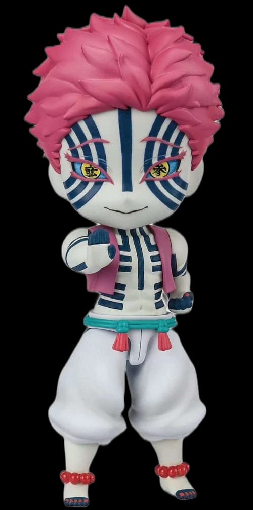 Bandai Japan Demon Slayer: Kimetsu no Yaiba Figuarts Mini Akaza Collectible PVC Figure