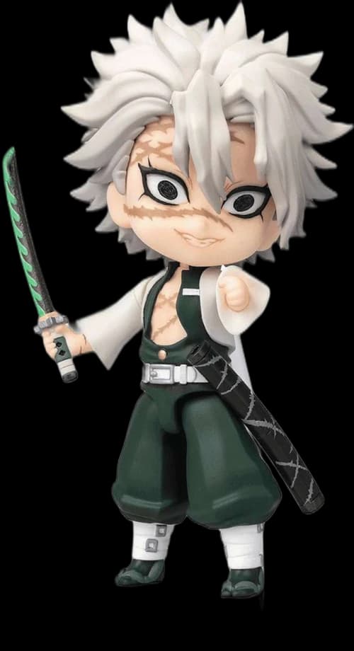Bandai Japan Demon Slayer: Kimetsu no Yaiba Figuarts Mini Shinasugawa Sanemi Collectible PVC Figure