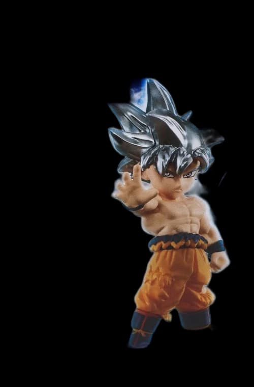 Bandai Japan Dragon Ball Adverge Motion Wave 1 Ultra Instinct Goku Mini Figure