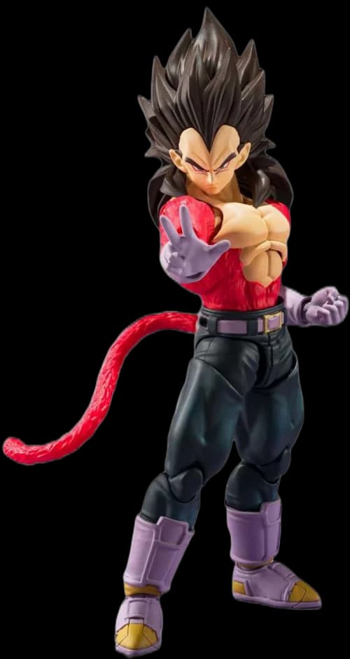 Bandai Japan Dragon Ball GT S.H. Figuarts Super Saiyan 4 Vegeta Battle Clothes Action Figure