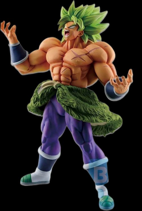 Bandai Japan Dragon Ball Ichiban Full Power Super Saiyan Broly Vs Omnibus Z Collectible PVC Figure