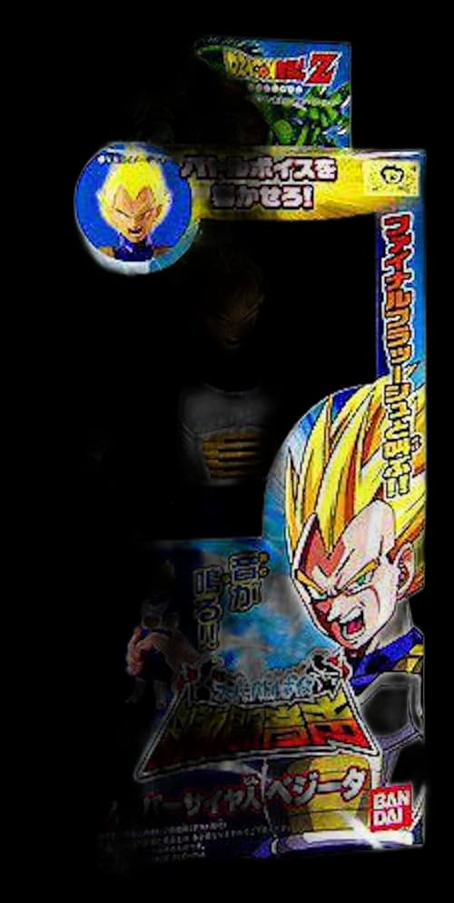 Bandai Japan Dragon Ball Z Light & Sound Super Saiyan Vegeta Action Figure