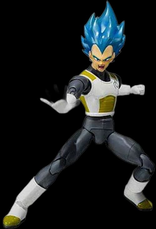 Bandai Japan Dragon Ball Z S.H. Figuarts Super Saiyan Blue Vegeta Resurrection of F Action Figure
