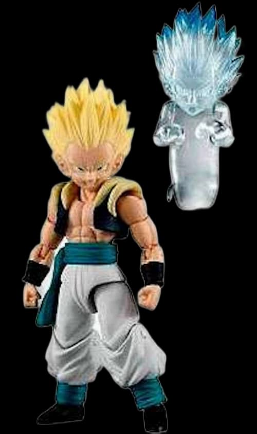 Bandai Japan Dragon Ball Z Shokugan Neo Shodo Gotenks with Ghost PVC Figure