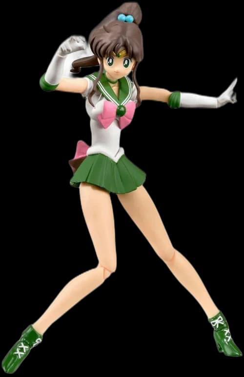 Bandai Japan Sailor Moon S.H. Figuarts Sailor Jupiter Animation Color Edition Action Figure