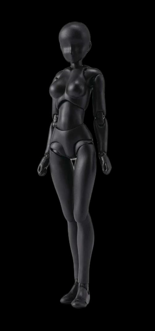 Bandai Japan S.H. Figuarts S.H. Figuarts Body-Chan DX Set 2 Solid Black Color Ver Action Figure