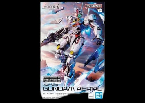 Bandai Namco Gundam 1/100 Full Mechanics Gundam Aerial Model Kit Figure (2023)