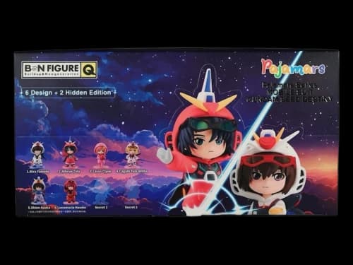 Bandai Namco Mobile Suit Gundam Seed Destiny Pajamars Series Figure Sealed Case (6 Blind Box)