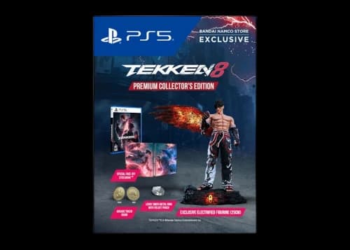 Bandai Namco PS5 TEKKEN 8 Premium Collector's Edition Video Game Bundle