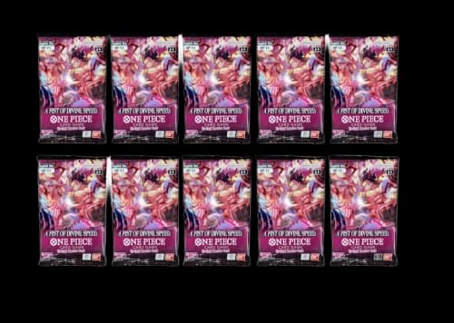 Bandai One Piece A Fist of Divine Speed (OP-11) Booster Pack (10x Lot)