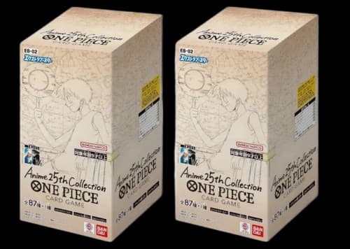 Bandai One Piece Anime 25th Collection (EB-02) Extra Booster Box 2x Lot