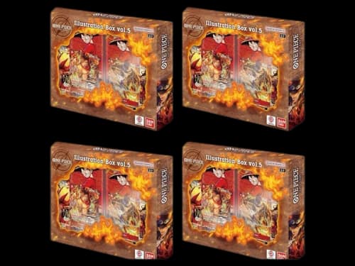 Bandai One Piece Volume 5 Illustration Box 4x Lot