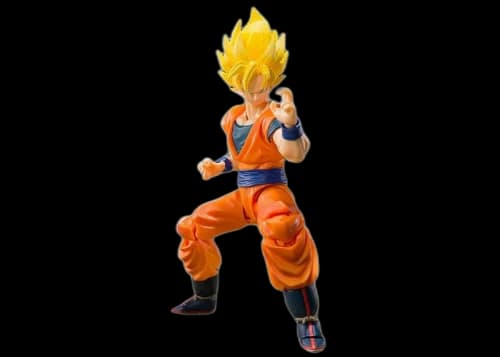 Bandai S.H.Figuarts Dragon Ball Z Super Saiyan Full Power Son Goku Action Figure Orange