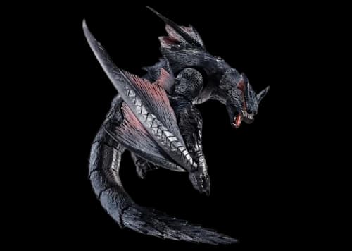 Bandai S.H.MonsterArts Monster Hunter Nargacuga Action Figure Black