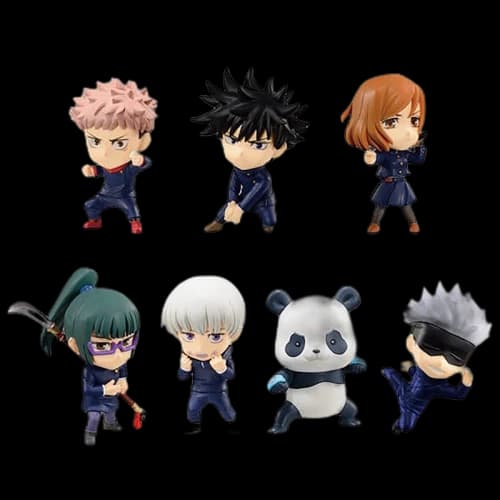 Bandai Shokugan Jujutsu Kaisen Adverge Motion Set of 7 Figures Multi
