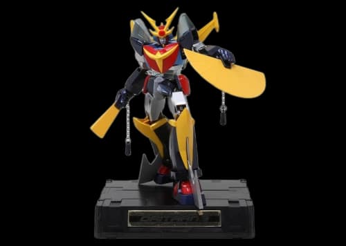Bandai Soul Of Chogokin GX-82 Muteki Koujin Daitarn 3 Full Action Invincible Steel Man Daitarn 3 Action Figure Navy