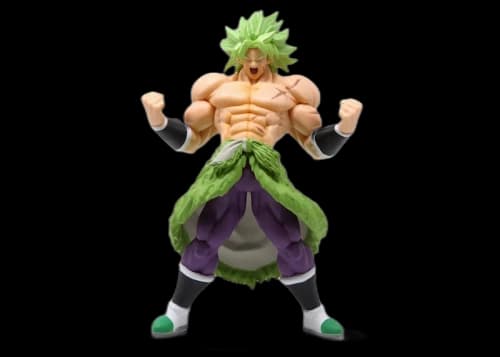 Bandai Styling Dragon Ball Volume 6 Super Saiyan Broly Full Power Action Figure Green