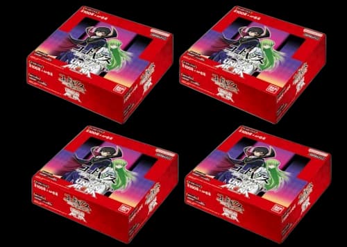 Bandai Union Arena Code Geass Lelouch Of The Rebellion Booster Box (Japanese) 4x Lot