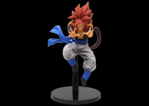 Banpresto Dragon Ball GT Ultimate Fusion Big Bang Kamehameha Super Saiyan 4 Gogeta Figure Red