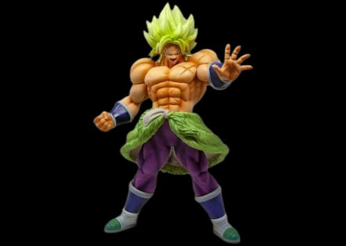 Banpresto Dragon Ball Super King Clustar Super Saiyan Broly Full Power Figure Green