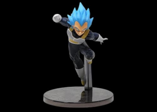 Banpresto Dragon Ball Super The Movie Ultimate Soldiers The Movie Volume 3 Super Saiyan Blue Vegeta Figure Blue
