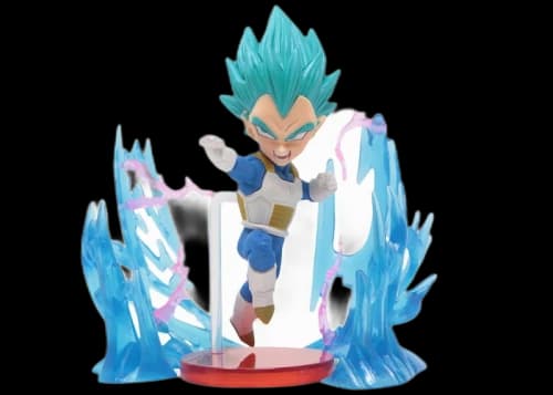 Banpresto Dragon Ball Super World Plus Effect 03 Super Saiyan God Super Saiyan Vegeta Figure Blue