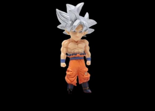 Banpresto Dragon Ball Super World Plus Effect 06 Autonomous Ultra Instinct Son Goku Figure Silver