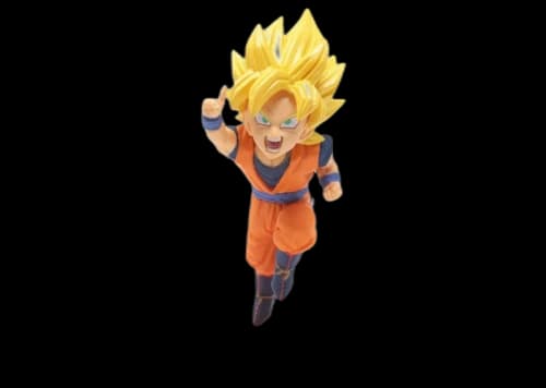 Banpresto Dragon Ball Z Dokkan Battle 5th Anniversary World 1 Super Saiyan Son Goku Figure Orange
