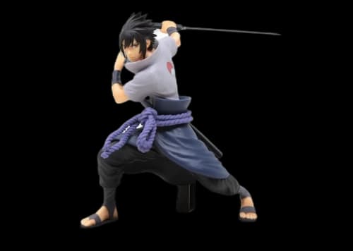 Banpresto Naruto Shippuden Vibration Stars Uchiha Sasuke II Figure Purple