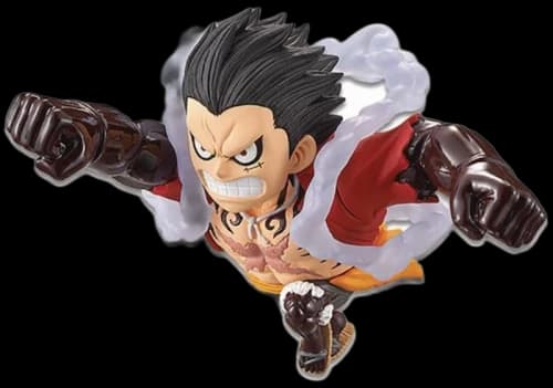Banpresto One Piece World Collectable Treasure Rally Vol. 1 Monkey D. Luffy Gear 4 Figure Red
