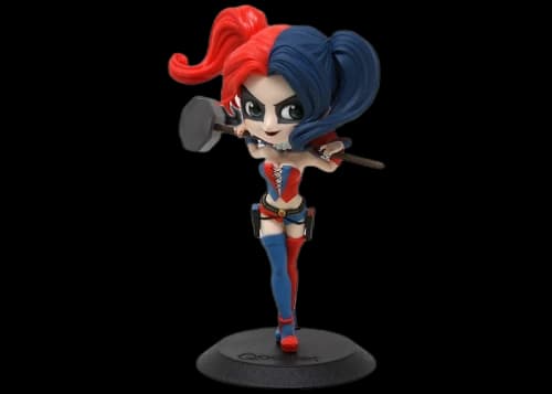 Banpresto Q Posket DC Comics Harley Quinn Version B Figure Red & Blue