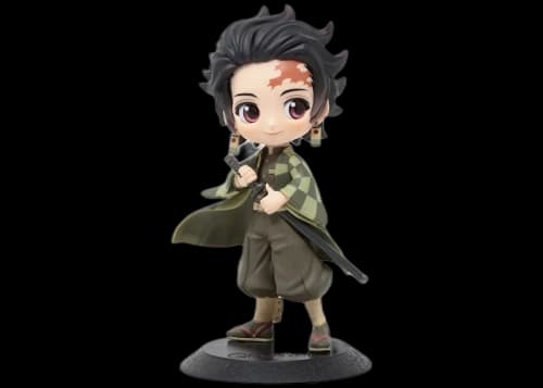 Banpresto Q Posket Kimetsu No Yaiba Tanjiro Kamado Version B Figure Olive