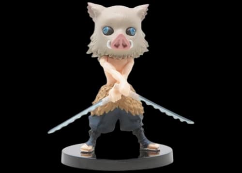 Banpresto Q Posket Petit Kimetsu No Yaiba Volume 2 Inosuke Hashibira Figure Tan