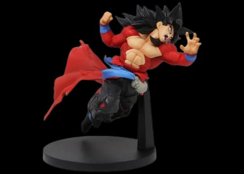 Banpresto Super Dragon Ball Heroes 9th Anniversary Figure Super Saiyan 4 Xeno Son Goku Figure Red