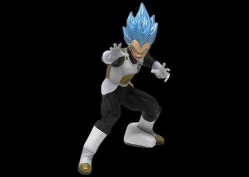 Banpresto Super Dragon Ball Heroes Transcendence Art Volume 2 Super Saiyan Blue Vegeta Figure Blue